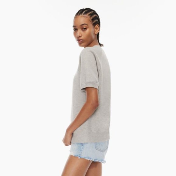 Denim Forum THE '70S RAGLAN SHORT-SLEEVE SWEATSHIRT - NWT - Picture 4 of 6